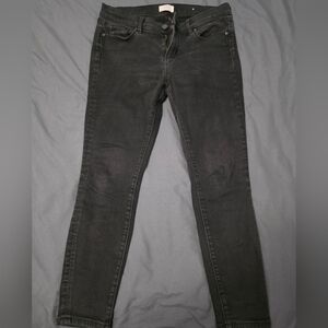 LOFT Women's Charcoal Skinny Jeans